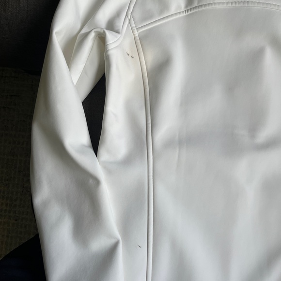 White The North Face insulated fleece lined jacket size M - Picture 3 of 8